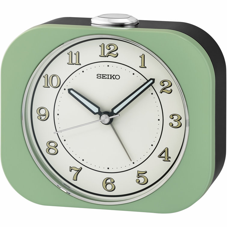 Analog Quartz Tabletop Clock with Alarm